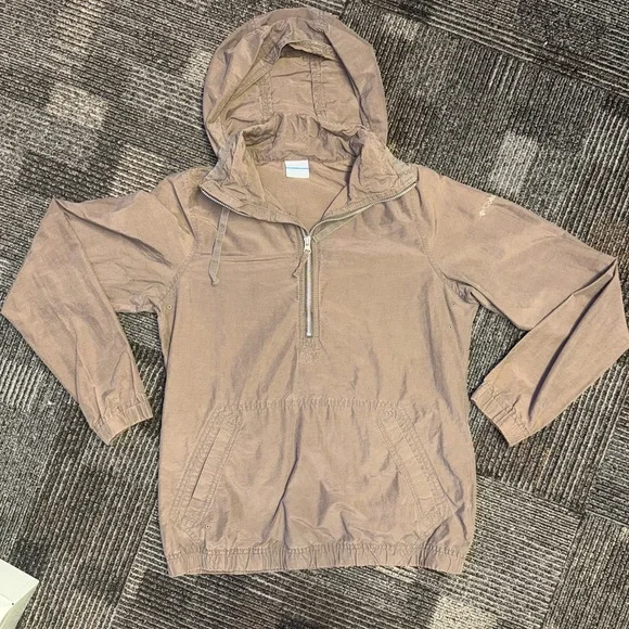 Columbia Light Brown 1/4 Zip Jacket Small - Picture 1 of 11